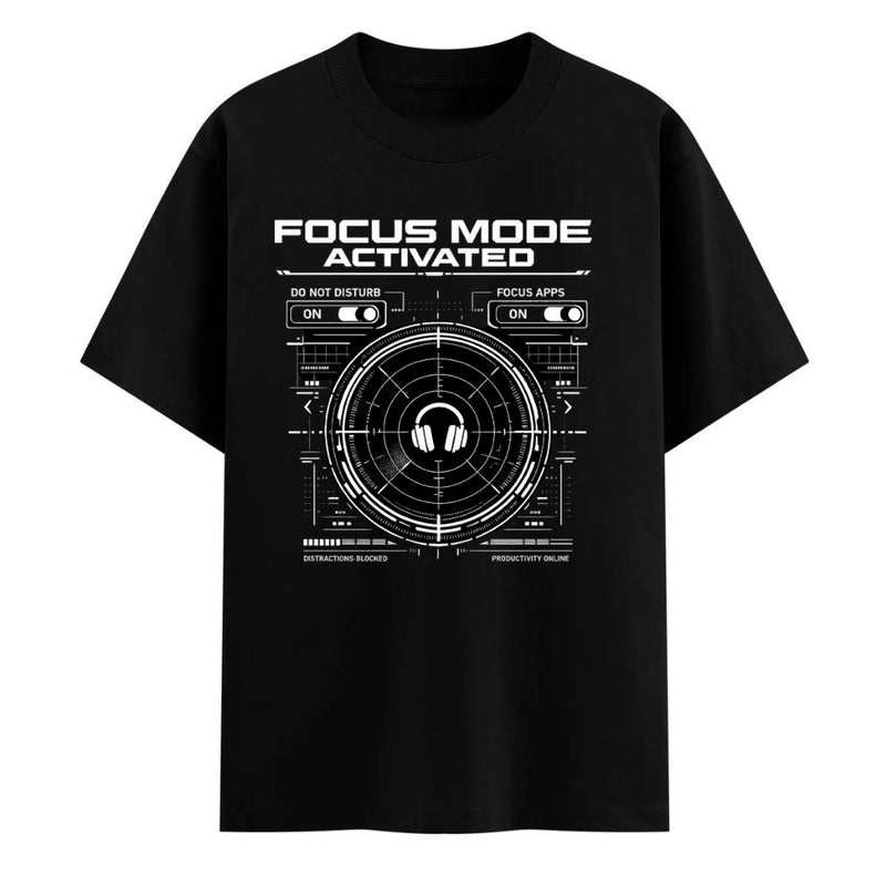 Focus Mode Activated — Men's Oversized T-Shirt