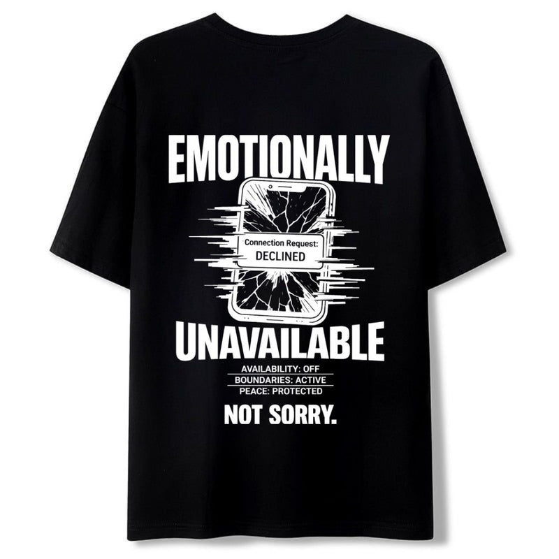 Emotionally Unavailable — Women's Oversized T-Shirt