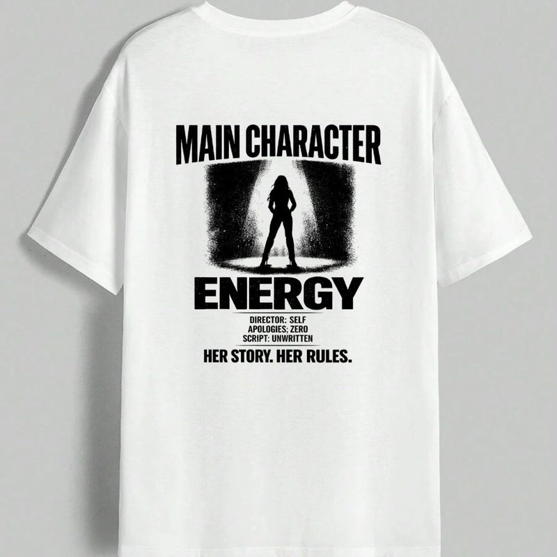 Main Character Energy — Women's Oversized T-Shirt