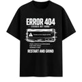Error 404: Excuses Not Found — Men's Oversized T-Shirt