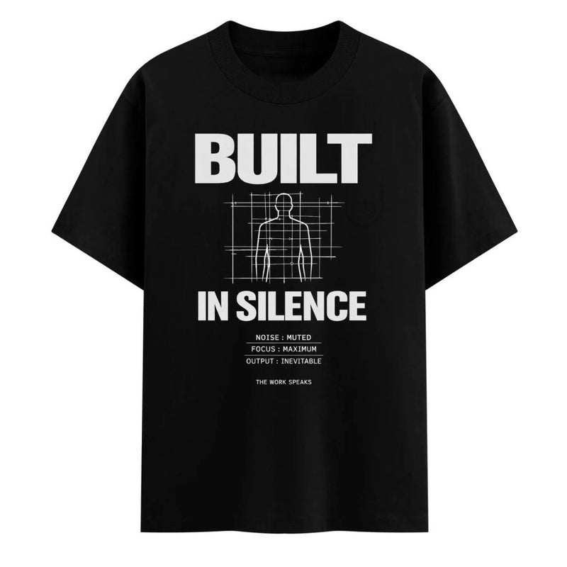 Built in Silence — Men's Oversized T-Shirt