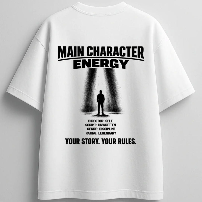 Main Character Energy — Men's Oversized T-Shirt