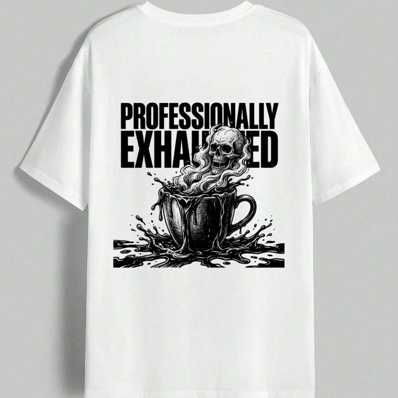 Professionally Exhausted — Women's Oversized T-Shirt