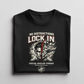 LOCK IN – No Distractions T-Shirt