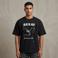 `Aaya Hu — Men's Oversized T-Shirt`
