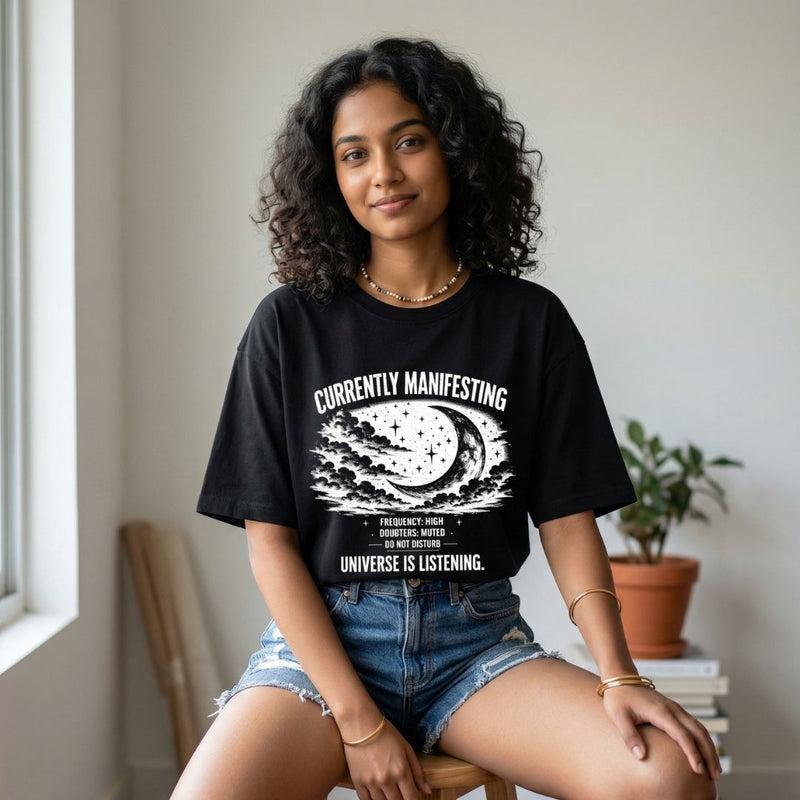 Currently Manifesting — Women's Oversized T-Shirt