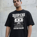 Sleep.exe Has Crashed — Men's Oversized T-Shirt