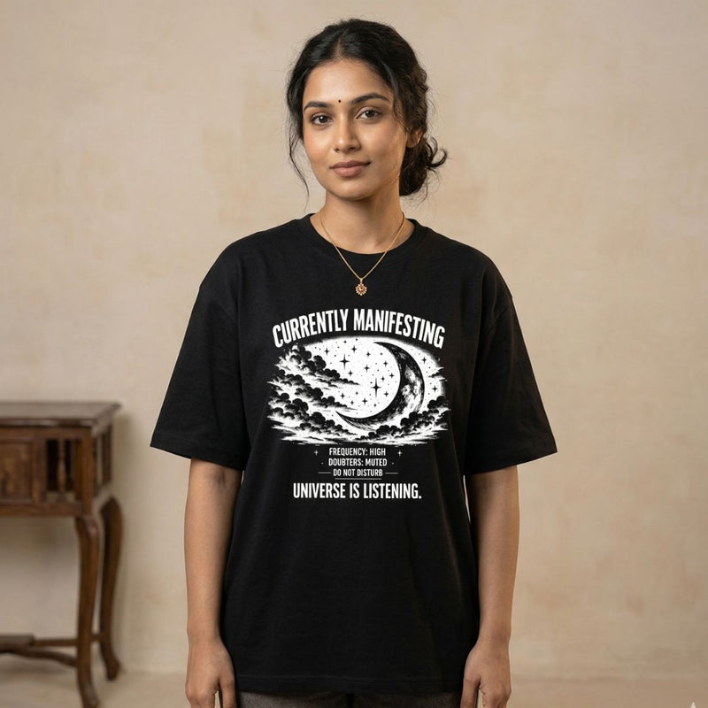 Currently Manifesting — Women's Oversized T-Shirt