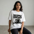 Professionally Exhausted — Women's Oversized T-Shirt
