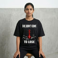 She Didn't Come To Lose — Women's Oversized T-Shirt